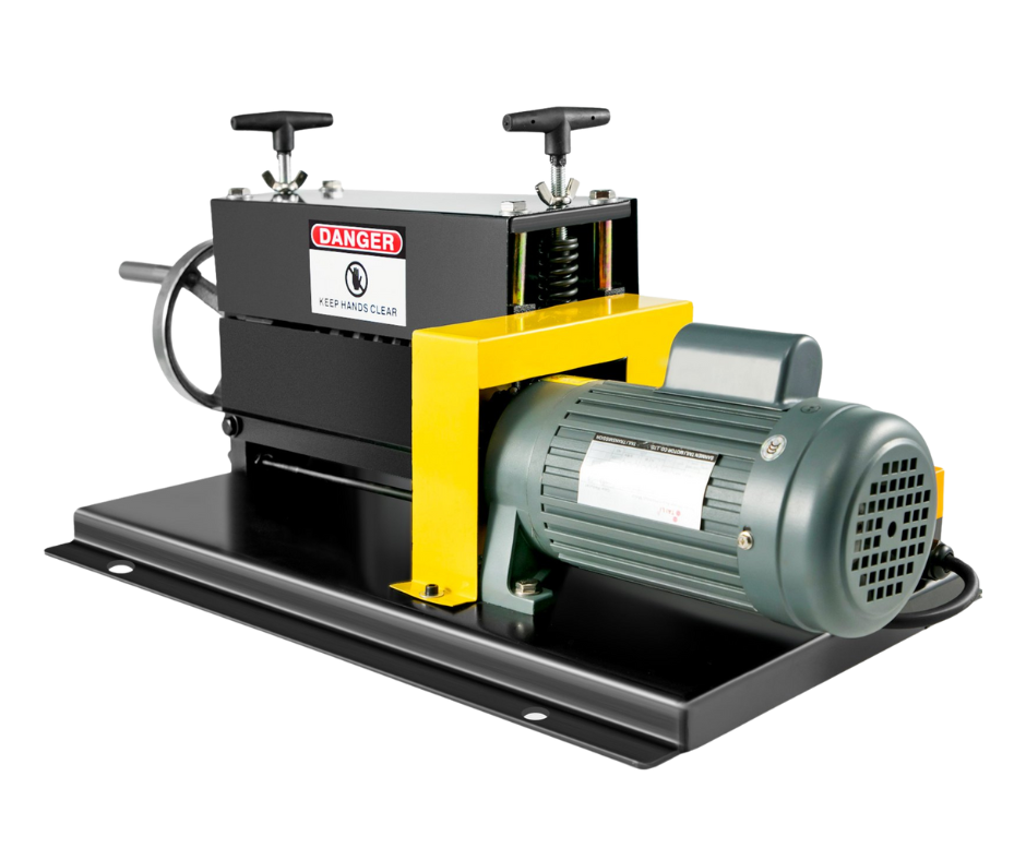 Laidų apdorojimo staklės KOF-HR 400 – galinga 400W mašina kabelių perdirbimui