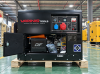 VARINIS TOOLS 11 kW Silent dyzelinis generatorius su atidarytu techninės priežiūros dangčiu