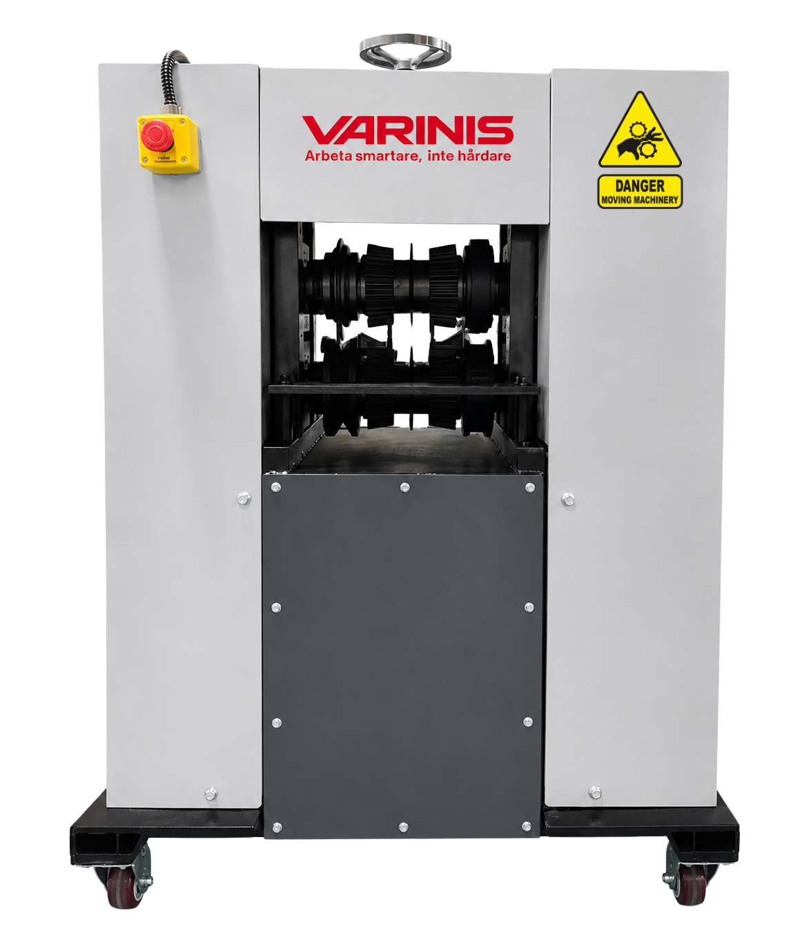 VARINIS TITAN 120 PRO pramoninės kabelių nužievinimo staklės – vaizdas iš galo