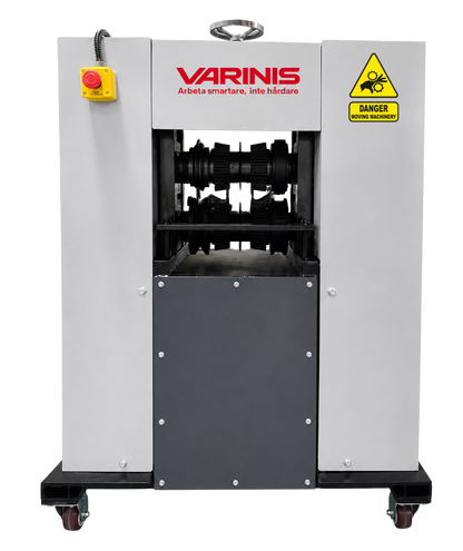 VARINIS TITAN 120 PRO pramoninės kabelių nužievinimo staklės – vaizdas iš galo